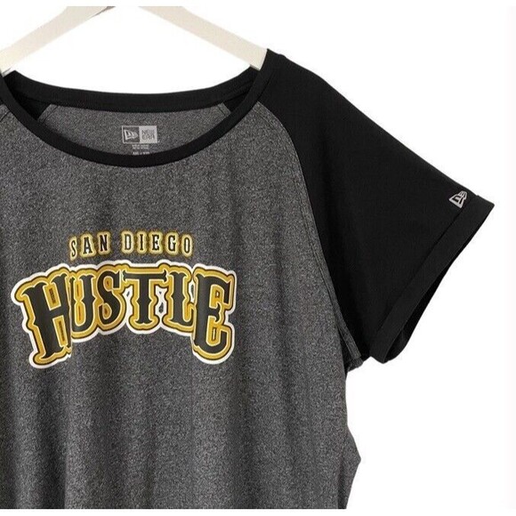NEW ERA San Diego Padres MLB Baseball Hustle Shirt Gray Stretchy Comfy Size 3XL - Picture 1 of 8